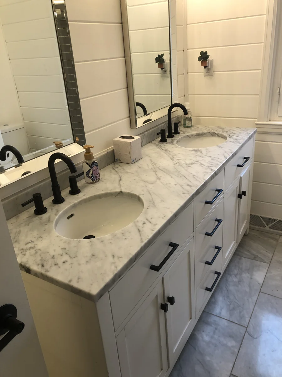 Bathroom vanity project